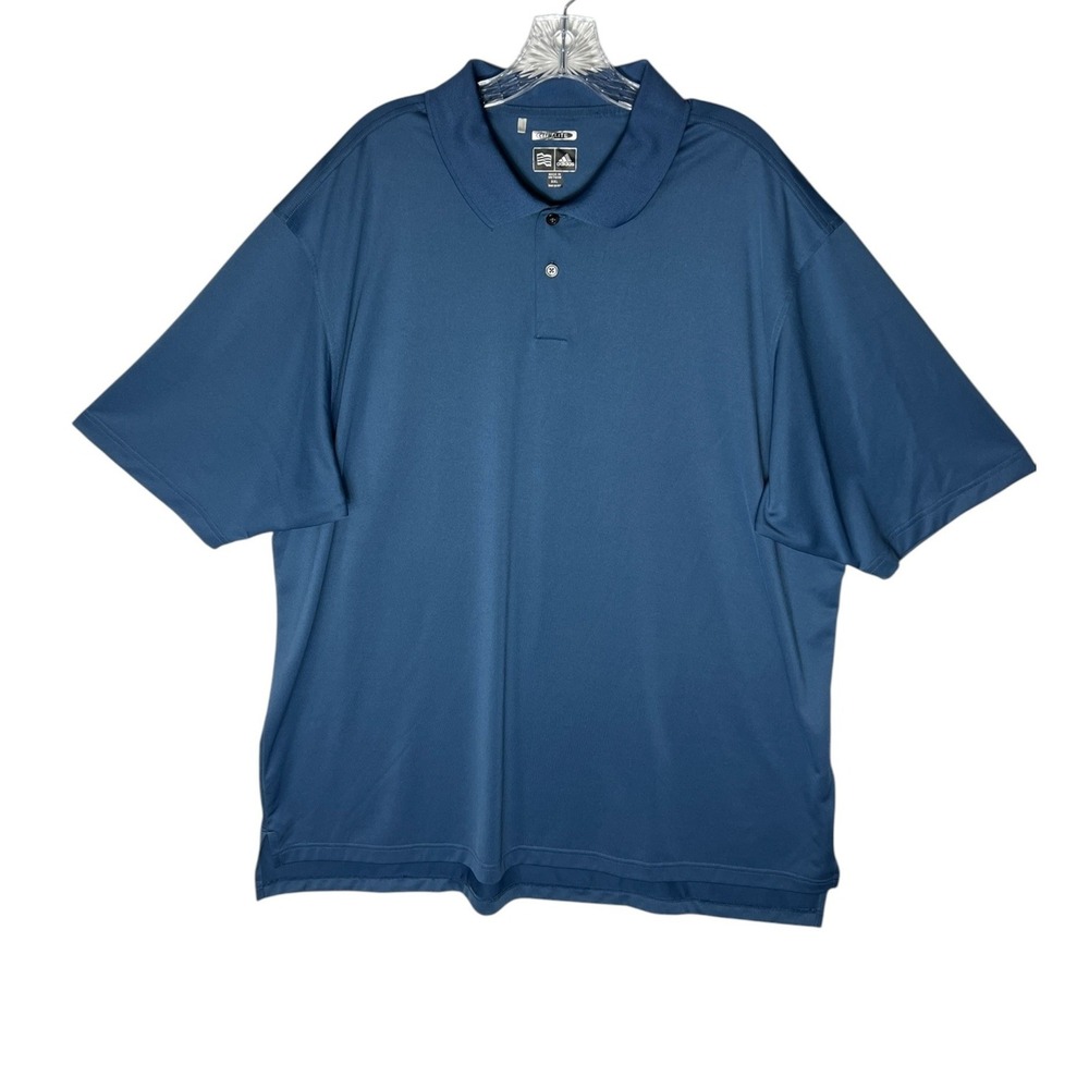 Adidas Climalite Mens Blue Short Sleeve Golf Polo Shirt XXL E26072 05/09